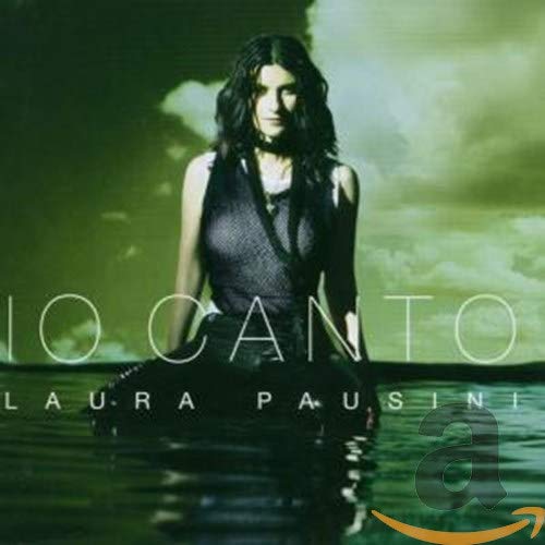Laura Pausini album cover, "Io Canto", with artist in water.