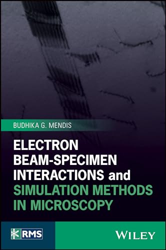 Book cover: "Electron Beam-Specimen Interactions" with microscopic image background.