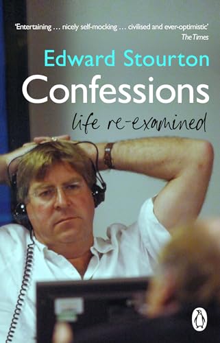 Book cover: "Confessions" by Edward Stourton, featuring a man with headphones.