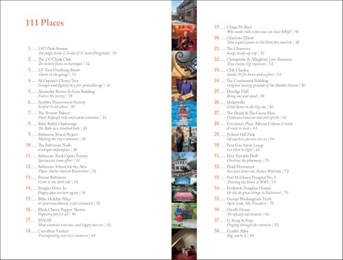 111 Places in Baltimore That You Must Not Miss