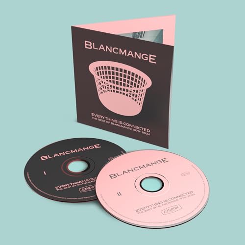 Blancmange “Everything Is Connected” best-of CD with two discs and laundry basket graphic.