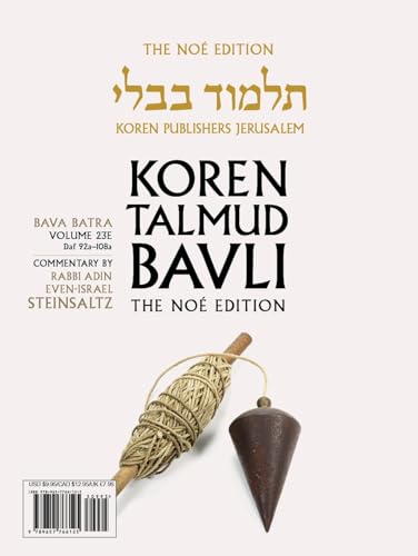 Koren Talmud Bavli V23e: Bava Batra, Daf 92a-108b, Noe Color Pb, H/E