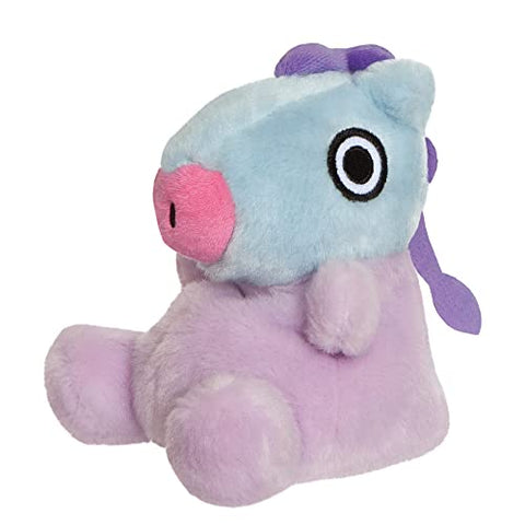 AURORA, 61508, BT21 MANG Palm Pal, 5In, Eco-friendly soft toy, Purple & Blue