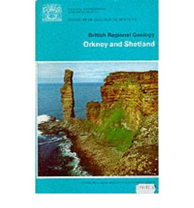 Book cover: coastal cliffs and sea stacks of Orkney and Shetland.