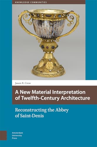 Book cover featuring a jeweled chalice and title about twelfth-century architecture.