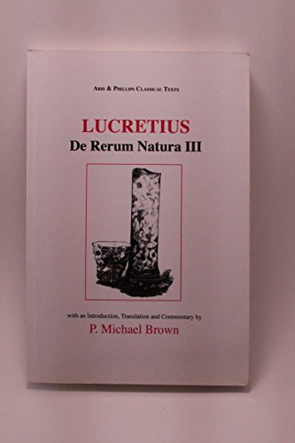 Lucretius: De Rerum Natura III