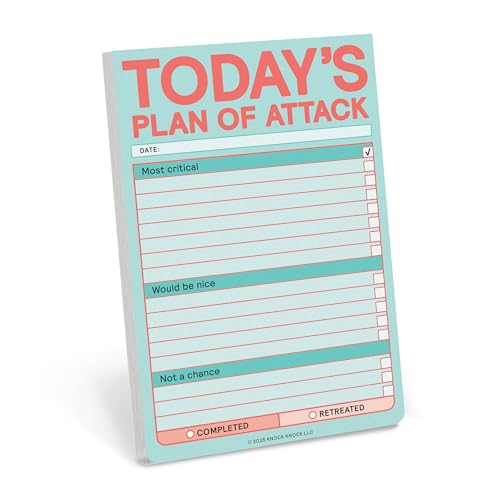 Knock Knock Today’s Plan of Attack Great Big Stickies (Pastel Version)
