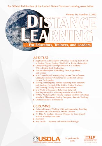Distance Learning Vol 19 Issue 2