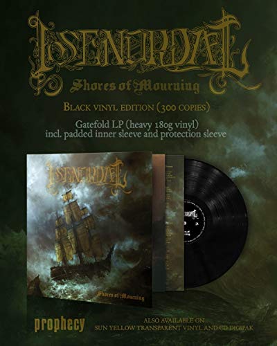Isenordal "Shores Of Mourning" vinyl record with ship artwork and packaging.