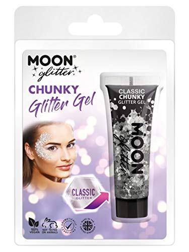 Moon Glitter Classic Chunky Glitter Gel Silver
