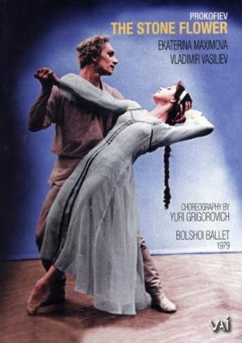 Ballet dancers in costume, promotional image for Prokofiev’s “The Stone Flower” DVD.