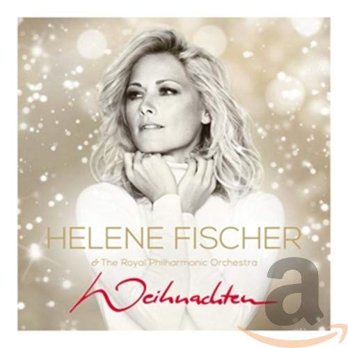 CD cover featuring Helene Fischer with snowy background and festive text.
