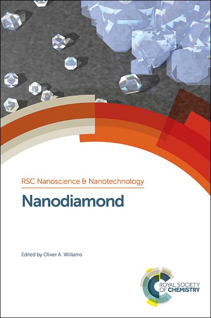 Book cover for “Nanodiamond: Volume 31” with crystal imagery.