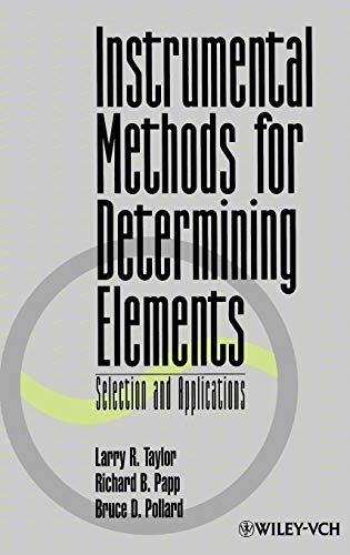 Instrumental Methods for Determining Elements: Selection & Applications