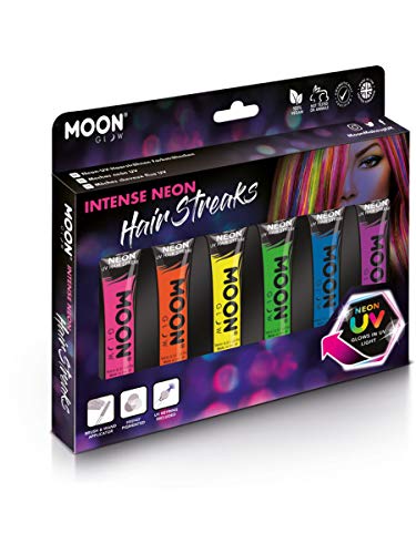 Moon Glow Intense Neon UV Hair Streaks Assorted