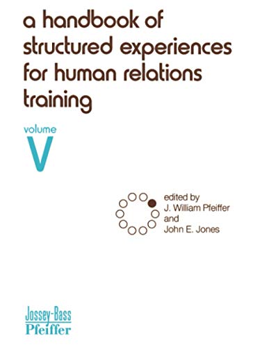 Handbook Of Structured Experiences For Human Relations Training