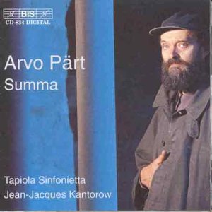Soloiststapiola Sinf - Pärt: Summa [CD]