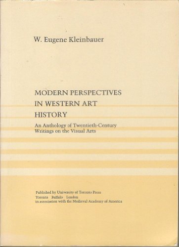Cream-colored book cover with black text: “Modern Perspectives in Western Art History.”