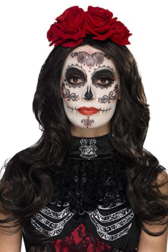 Smiffys 44962 Day of the Dead Glamour Make-Up Kit (One Size)