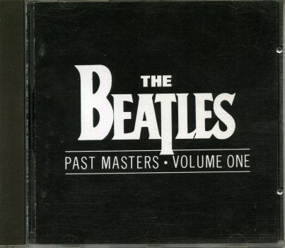Black CD case with white "The Beatles" and "Past Masters Volume One" text.
