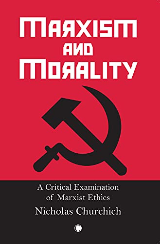 Book cover: "Marxism and Morality" with a hammer and sickle symbol.