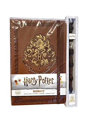 Harry Potter: Hogwarts Hardcover Ruled Journal: With Pen