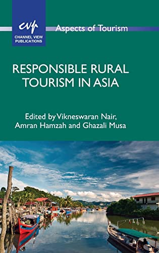 Book cover: “Responsible Rural Tourism in Asia” with a waterside scene.