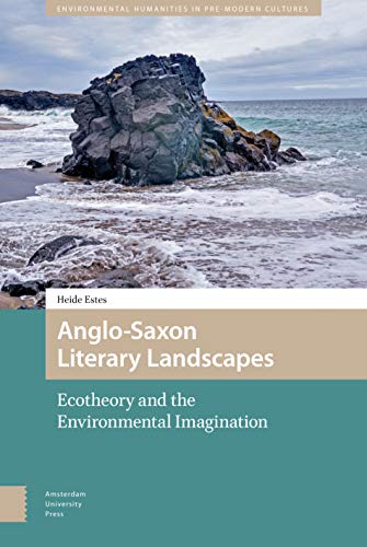 Book cover with coastal rocks and title “Anglo-Saxon Literary Landscapes.”