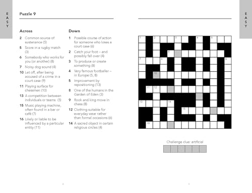 Crossword Challenge : 100 Puzzles to do anywhere, anytime Volume 7