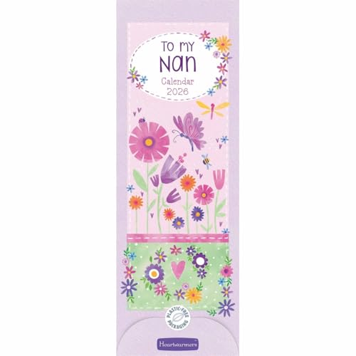 To My Nan Slim Calendar 2026