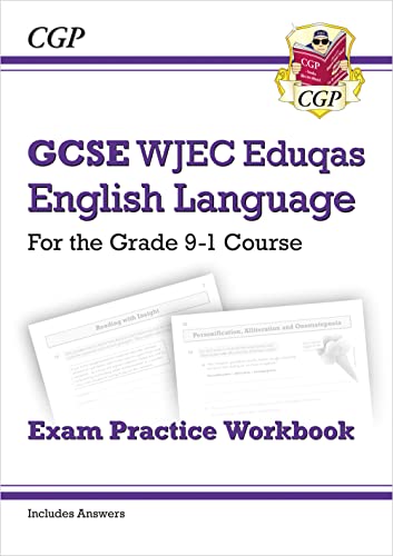 GCSE English Language WJEC Eduqas Workbook - for the Grade 9-1 Course (includes Answers): perfect for catch-up and the 2022 and 2023 exams (CGP GCSE English 9-1 Revision)