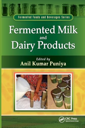 Book cover for "Fermented Milk and Dairy Products" with image of yogurt making.