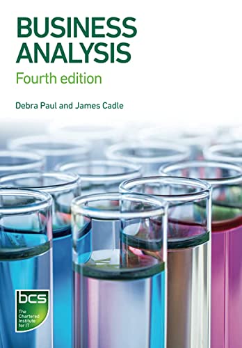 Business analysis book with typical business or finance cover design and title.