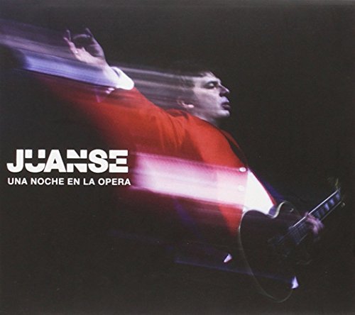 CD cover for Juanse’s “Una Noche En La Opera” featuring a blurred musician.