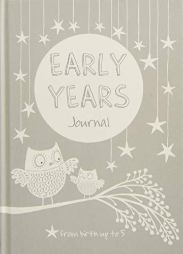 Early Years: Grey: baby to 5 year record journal & notebook