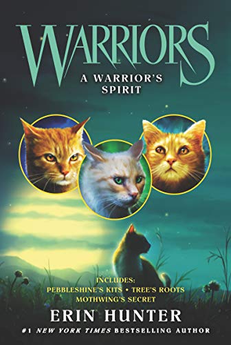 Image of a book with a cat or kitten on the cover, natural scenery background.