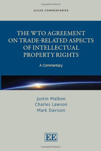 The WTO Agreement on Trade-Related Aspects of Intellectual Property Rights: A Commentary