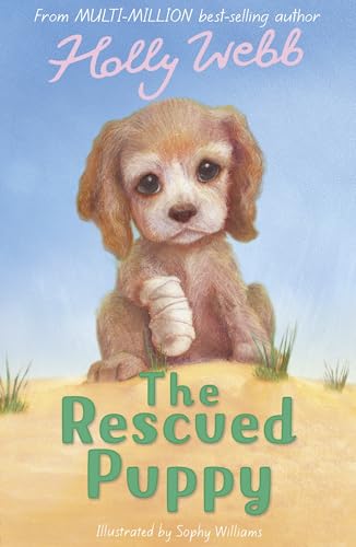 Book cover featuring a brown puppy with a bandaged paw.