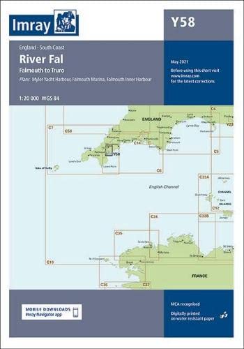 Imray Chart Y58 : River Fal : Y58