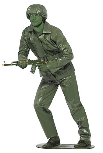 Smiffys Toy Soldier Costume, Green, L - Size 42"-44"