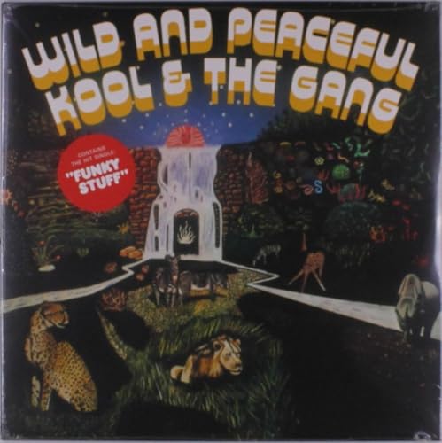 Album cover for Kool & The Gang’s “Wild and Peaceful” with animals.