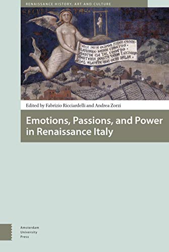 Book cover depicting a winged figure over a Renaissance landscape.