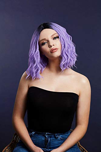 Smiffys Fever Cara Wig, Two Toned Blend