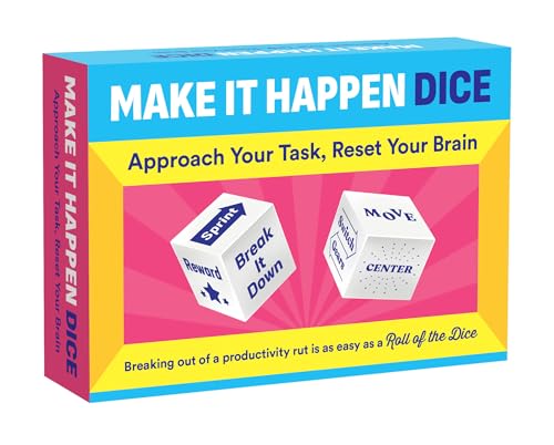 Make It Happen Dice : Approach Your Task, Reset Your Brain