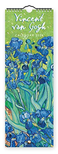 Vincent van Gogh Slim Calendar 2024 (Art Calendar): Original Flame Tree Publishing-Kalender Slimeline [Kalender]