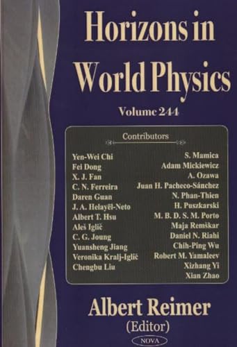 Horizons in World Physics, Volume 244