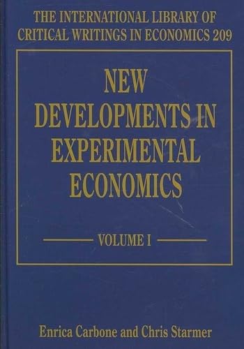 New Developments in Experimental Economics