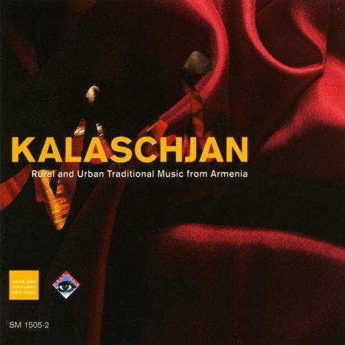 CD cover for Kalaschjan, Armenian traditional music, with a duduk.