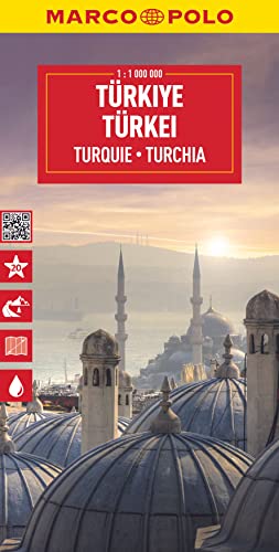 Turkey / Türkiye Marco Polo Map: 1:1000000 (Marco Polo Maps): Marco Polo Highlights