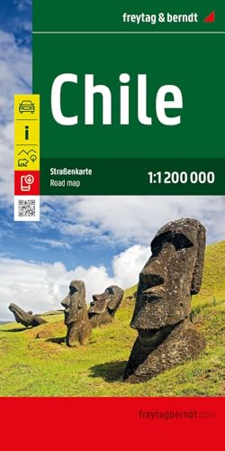 Chile Road Map 1:1,200,000 scale